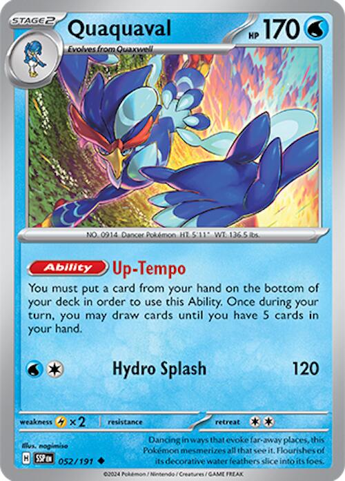 Quaquaval (052/191) [Scarlet & Violet: Surging Sparks] Pokémon
