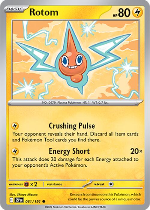 Rotom (061/191) [Scarlet & Violet: Surging Sparks] Pokémon