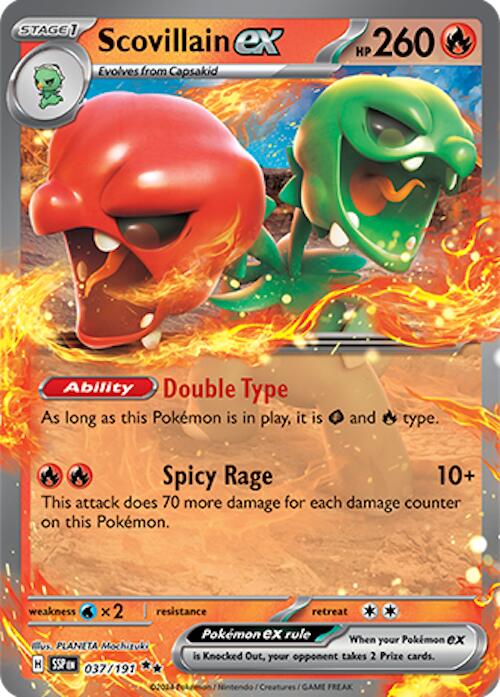 Scovillain ex (037/191) [Scarlet & Violet: Surging Sparks] Pokémon