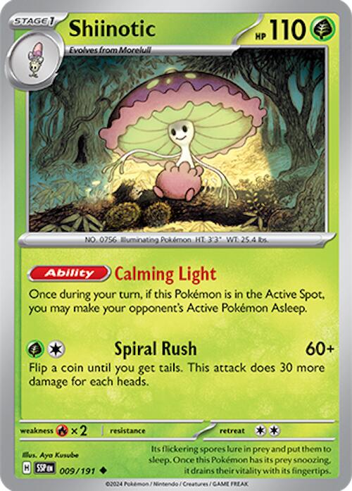 Shiinotic (009/191) [Scarlet & Violet: Surging Sparks] Pokémon