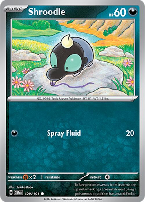 Shroodle (120/191) [Scarlet & Violet: Surging Sparks] Pokémon