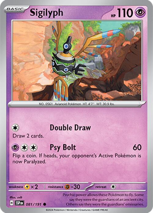 Sigilyph (081/191) [Scarlet & Violet: Surging Sparks] Pokémon
