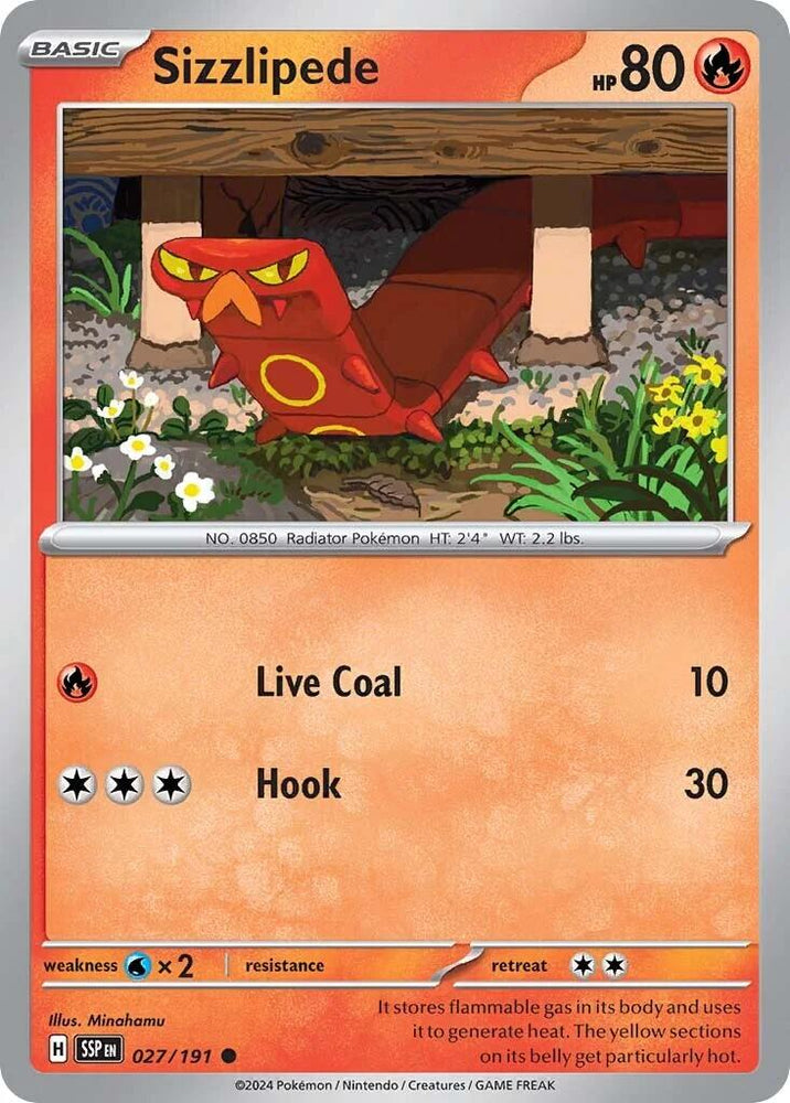 Sizzlipede (027/191) [Scarlet & Violet: Surging Sparks] Pokémon