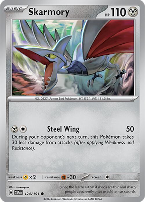Skarmory (124/191) [Scarlet & Violet: Surging Sparks] Pokémon