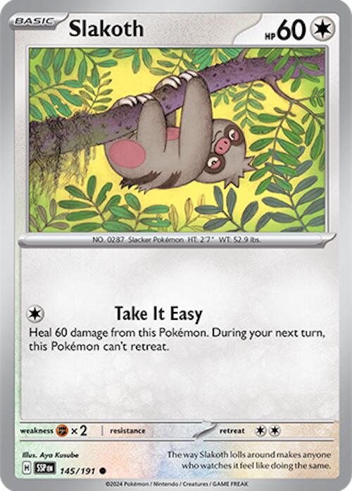 Slakoth (145/191) [Scarlet & Violet: Surging Sparks] Pokémon