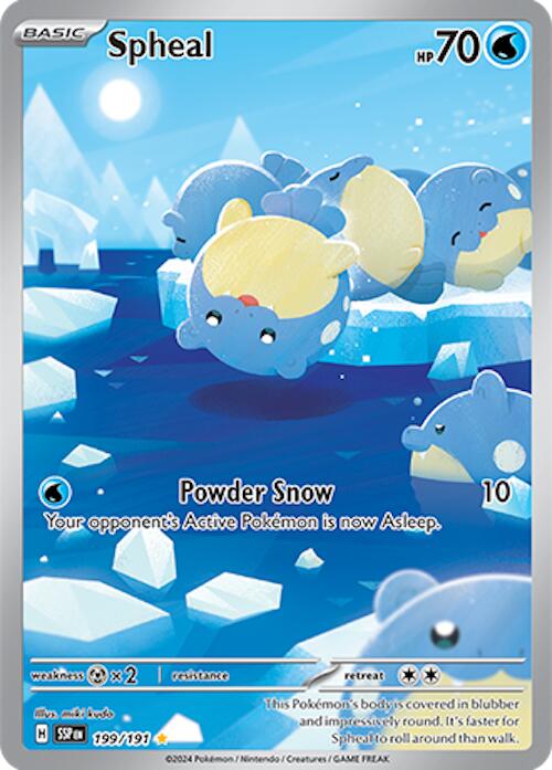 Spheal (199/191) [Scarlet & Violet: Surging Sparks] Pokémon