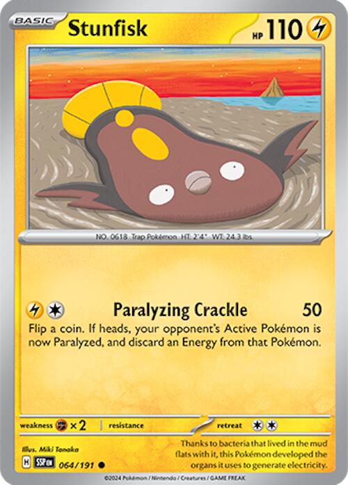 Stunfisk (064/191) [Scarlet & Violet: Surging Sparks] Pokémon