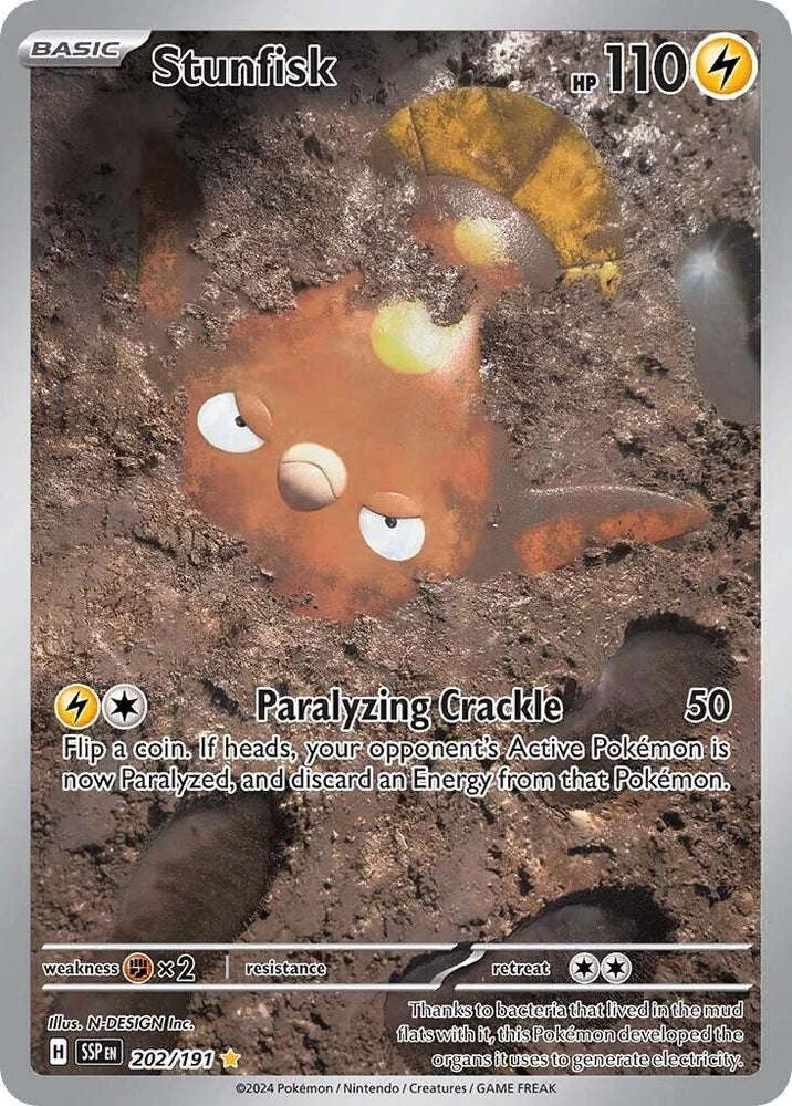 Stunfisk (202/191) [Scarlet & Violet: Surging Sparks] Pokémon