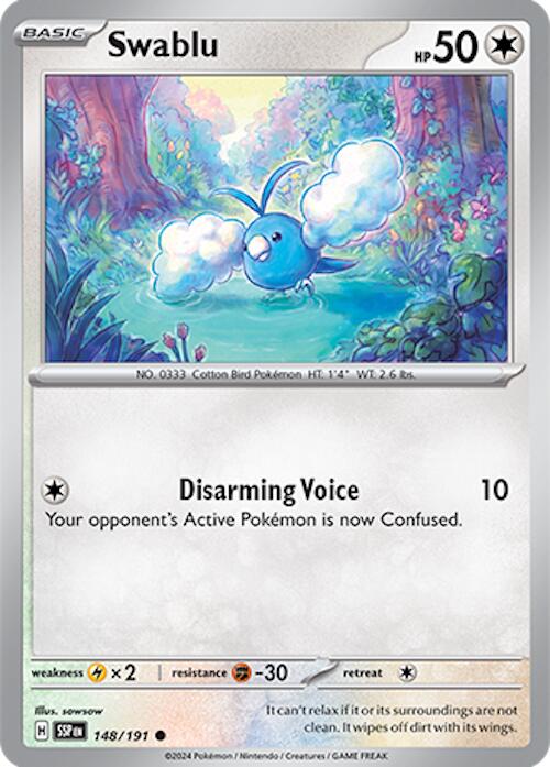Swablu (148/191) [Scarlet & Violet: Surging Sparks] Pokémon