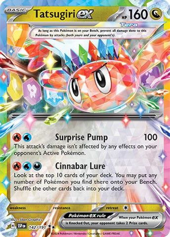 Tatsugiri ex (142/191) [Scarlet & Violet: Surging Sparks] Pokémon