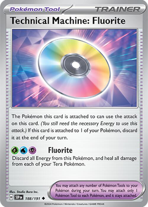 Technical Machine: Fluorite (188/191) [Scarlet & Violet: Surging Sparks] Pokémon