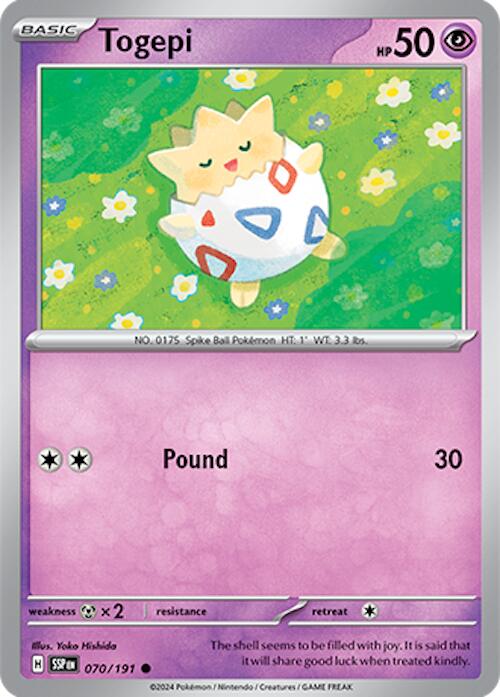Togepi (070/191) [Scarlet & Violet: Surging Sparks] Pokémon