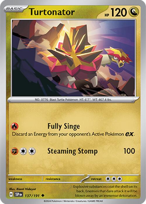 Turtonator (137/191) [Scarlet & Violet: Surging Sparks] Pokémon