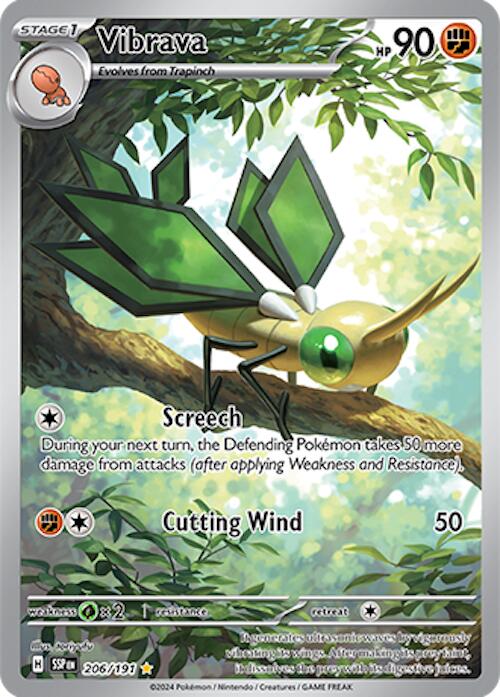 Vibrava (206/191) [Scarlet & Violet: Surging Sparks] Pokémon