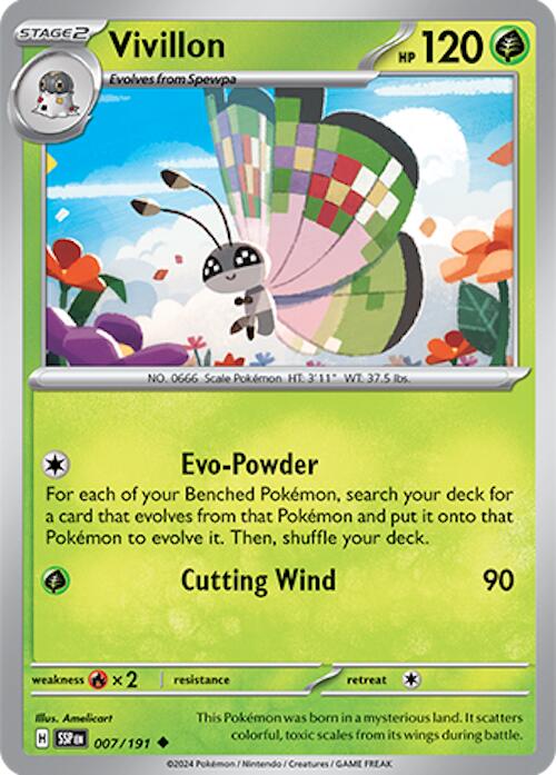 Vivillon (007/191) [Scarlet & Violet: Surging Sparks] Pokémon