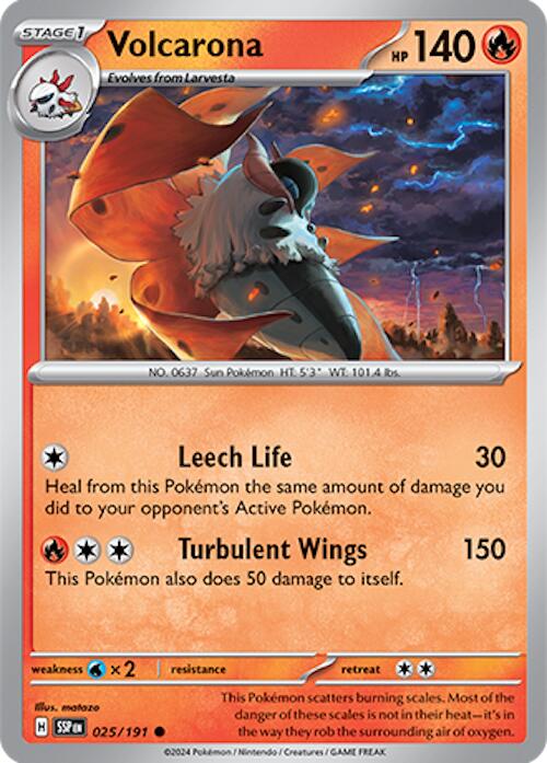 Volcarona (025/191) [Scarlet & Violet: Surging Sparks] Pokémon