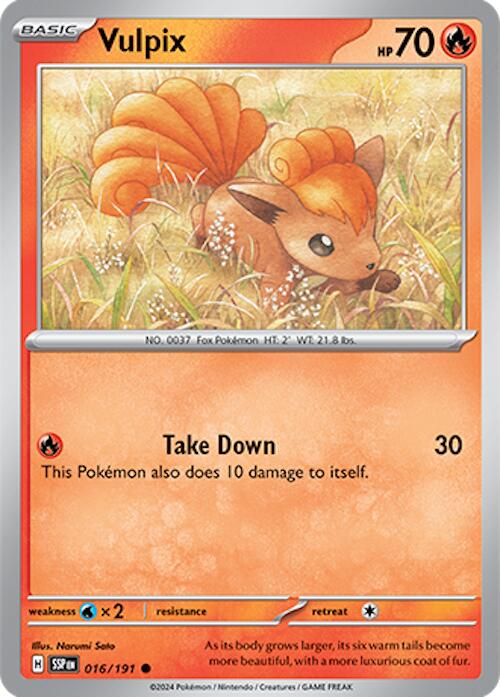 Vulpix (016/191) [Scarlet & Violet: Surging Sparks] Pokémon
