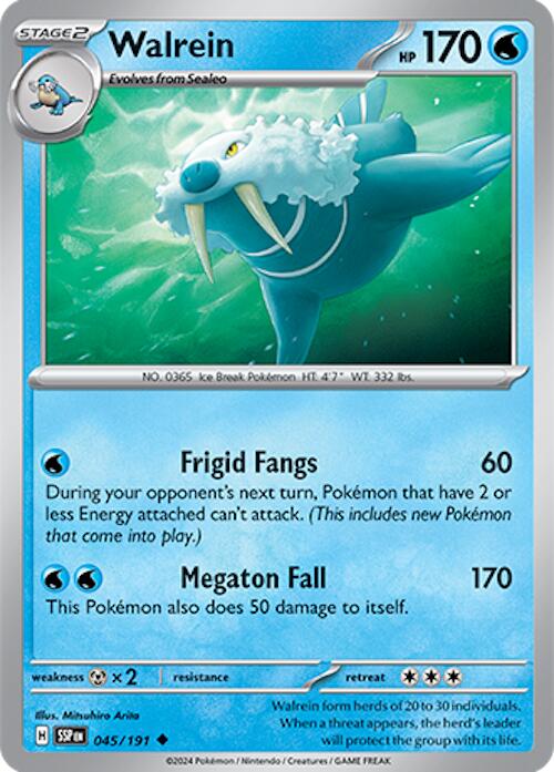 Walrein (045/191) [Scarlet & Violet: Surging Sparks] Pokémon