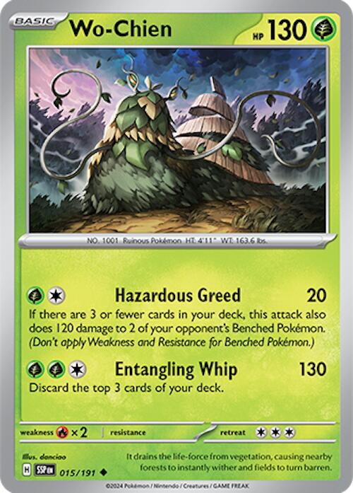 Wo-Chien (015/191) [Scarlet & Violet: Surging Sparks] Pokémon