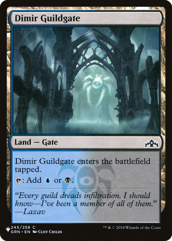 Dimir Guildgate [The List] Magic: The Gathering