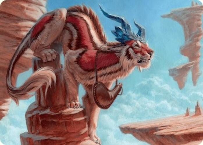 Felidar Savior Art Card (3/54) [Foundations Art Series] Magic: The Gathering