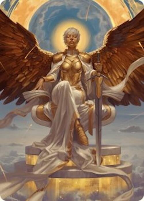 Herald of Eternal Dawn Art Card (27/54) [Foundations Art Series] Magic: The Gathering