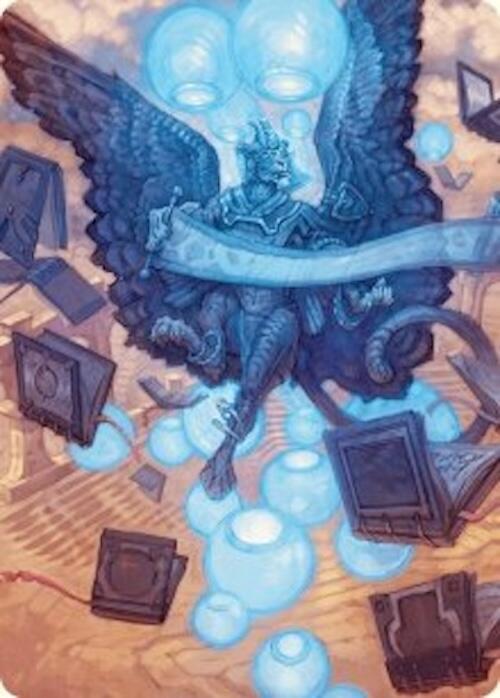 Sphinx of Forgotten Lore Art Card (33/54) [Foundations Art Series] Magic: The Gathering