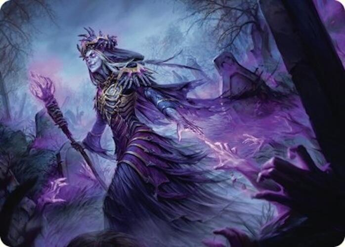 Zul Ashur, Lich Lord Art Card (10/54) [Foundations Art Series] Magic: The Gathering
