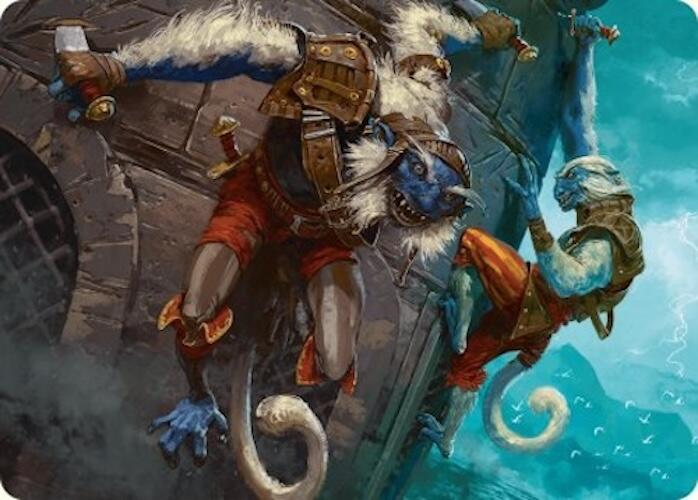 Goblin Boarders Art Card (11/54) [Foundations Art Series] Magic: The Gathering