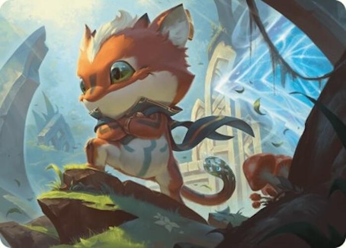 Loot, Exuberant Explorer Art Card (12/54) [Foundations Art Series] Magic: The Gathering