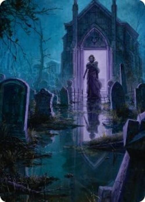 Swamp Art Card (23/54) [Foundations Art Series] Magic: The Gathering