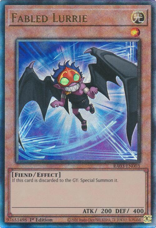 Fabled Lurrie (UTR) [RA03-EN003] Prismatic Ultimate Rare Yu-Gi-Oh!