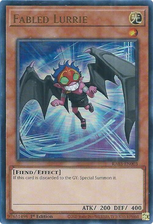 Fabled Lurrie (UR) [RA03-EN003] Ultra Rare Yu-Gi-Oh!
