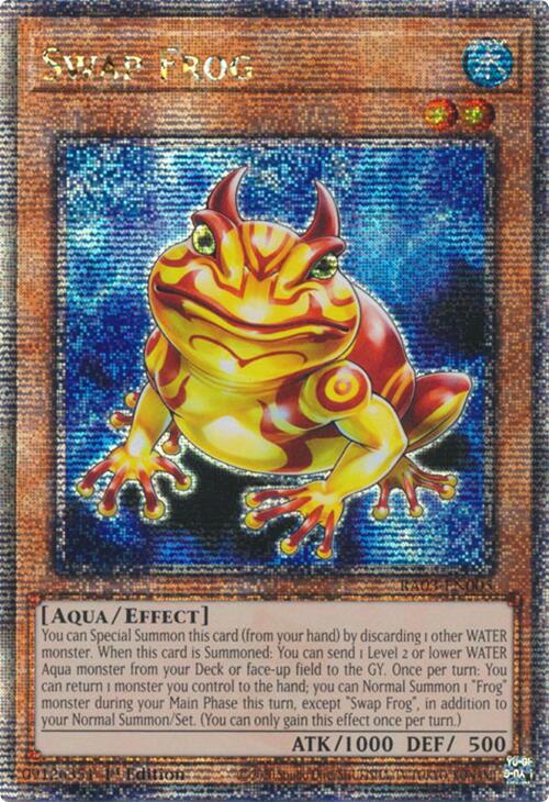 Swap Frog (Quarter Century Secret Rare) [RA03-EN005] Quarter Century Secret Rare Yu-Gi-Oh!