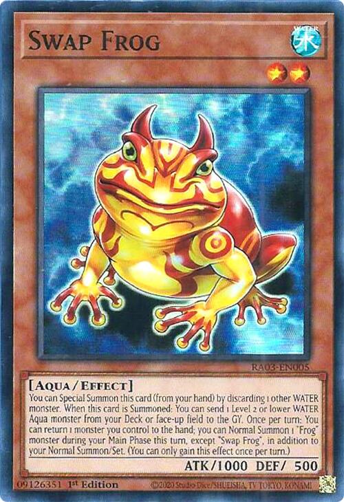 Swap Frog [RA03-EN005] Super Rare Yu-Gi-Oh!