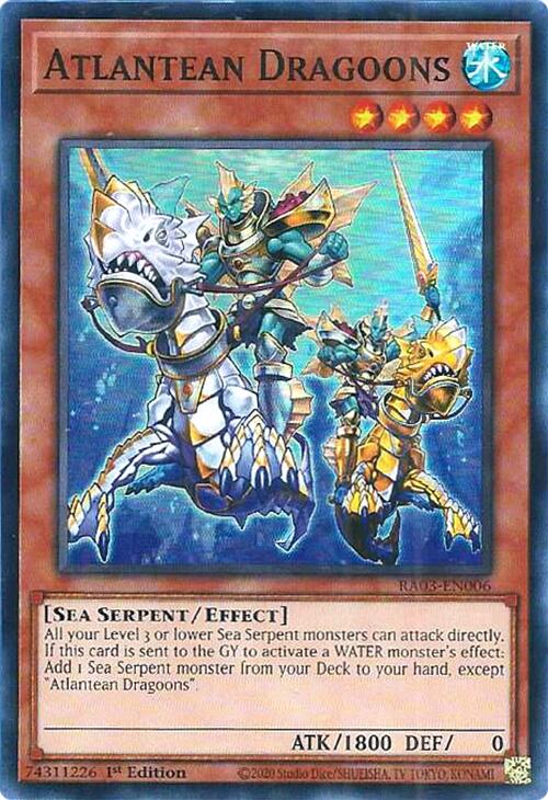 Atlantean Dragoons [RA03-EN006] Super Rare Yu-Gi-Oh!