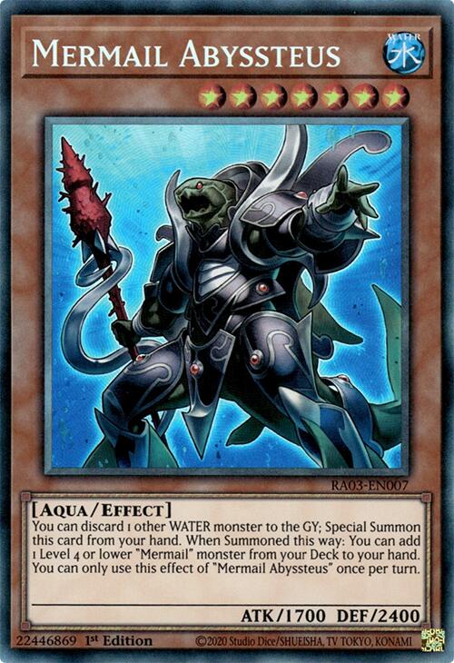Mermail Abyssteus (CR) [RA03-EN007] Prismatic Collector's Rare Yu-Gi-Oh!