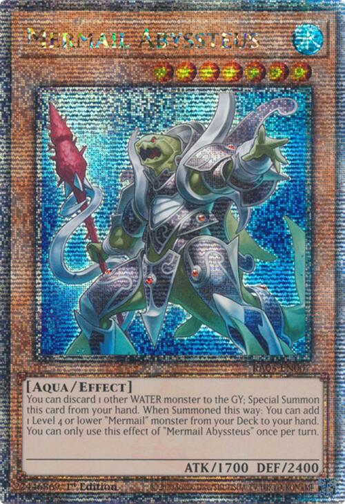 Mermail Abyssteus (Quarter Century Secret Rare) [RA03-EN007] Quarter Century Secret Rare Yu-Gi-Oh!