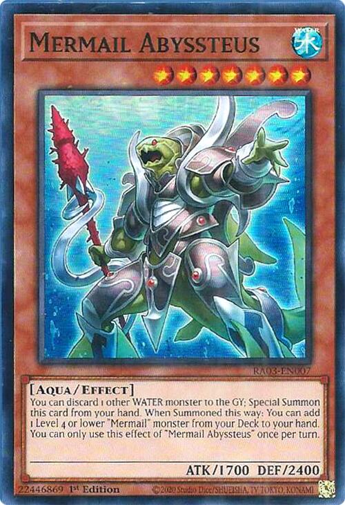 Mermail Abyssteus [RA03-EN007] Super Rare Yu-Gi-Oh!
