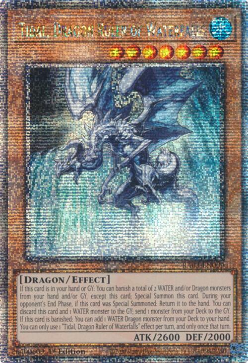 Tidal, Dragon Ruler of Waterfalls (Quarter Century Secret Rare) [RA03-EN009] Quarter Century Secret Rare Yu-Gi-Oh!