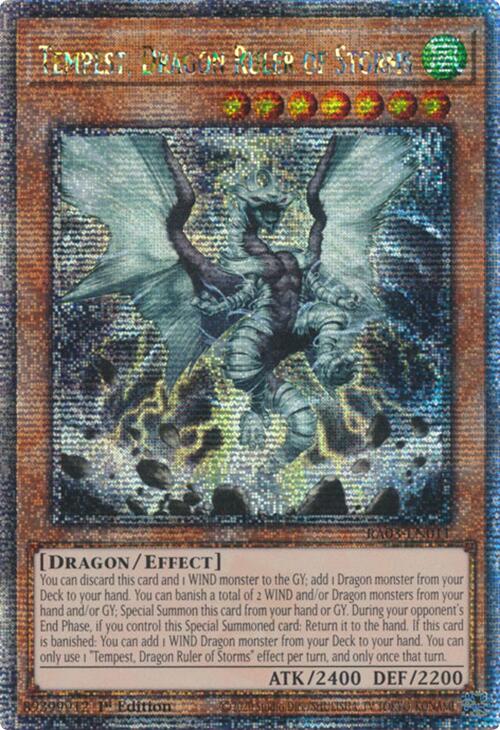 Tempest, Dragon Ruler of Storms (Quarter Century Secret Rare) [RA03-EN011] Quarter Century Secret Rare Yu-Gi-Oh!