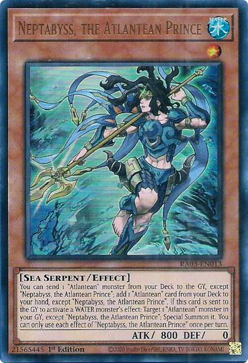 Neptabyss, the Atlantean Prince (UR) [RA03-EN013] Ultra Rare Yu-Gi-Oh!