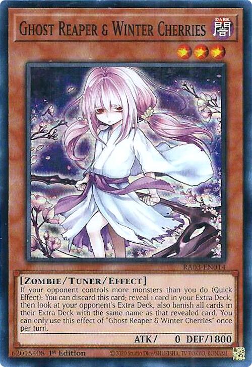 Ghost Reaper & Winter Cherries (Alternate Art) [RA03-EN014] Super Rare Yu-Gi-Oh!