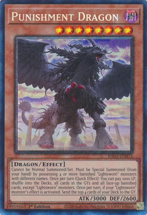 Punishment Dragon (CR) [RA03-EN015] Prismatic Collector's Rare Yu-Gi-Oh!