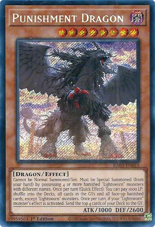 Punishment Dragon (Secret Rare) [RA03-EN015] Secret Rare Yu-Gi-Oh!
