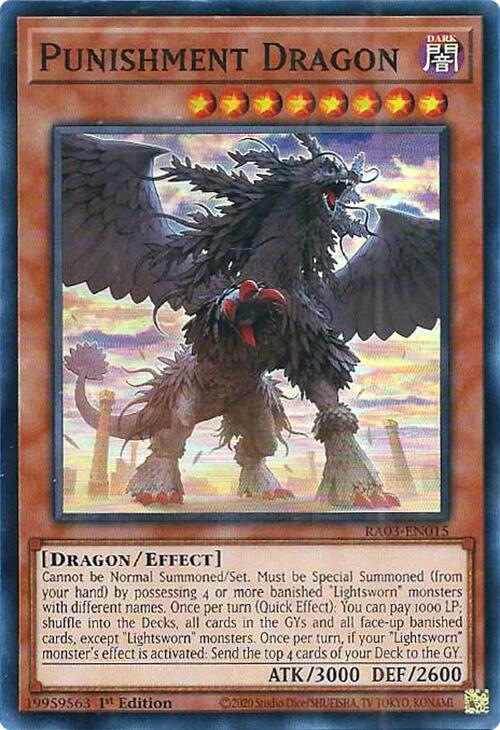 Punishment Dragon [RA03-EN015] Super Rare Yu-Gi-Oh!