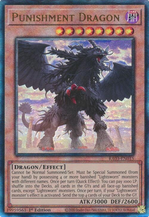 Punishment Dragon (UTR) [RA03-EN015] Prismatic Ultimate Rare Yu-Gi-Oh!