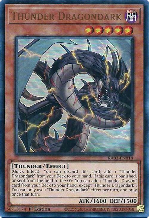 Thunder Dragondark (UR) [RA03-EN018] Ultra Rare Yu-Gi-Oh!