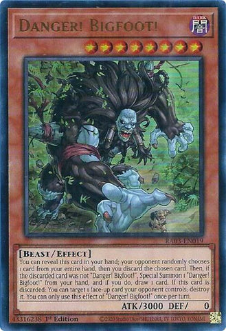 Danger! Bigfoot! (UR) [RA03-EN019] Ultra Rare Yu-Gi-Oh!