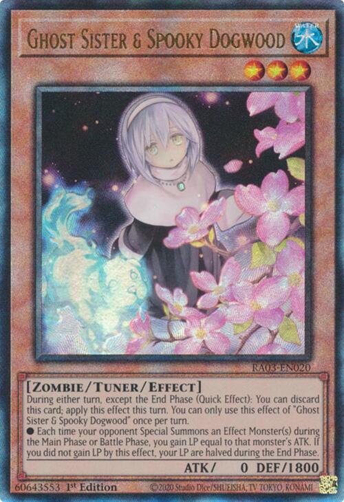 Ghost Sister & Spooky Dogwood (UTR) [RA03-EN020] Prismatic Ultimate Rare Yu-Gi-Oh!